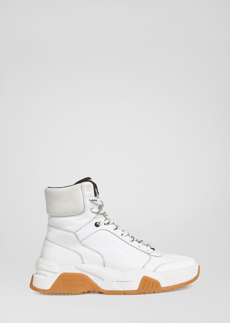 Versace Logo High Top Sneakers Herr - 459617PSB